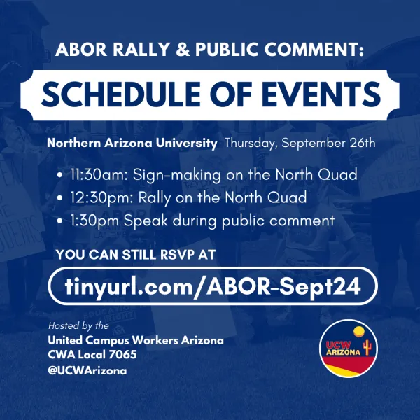Schedule of events